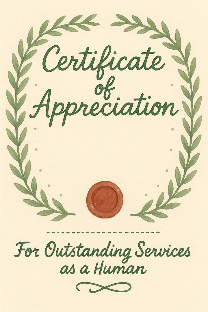 Thank You Personalised Card
