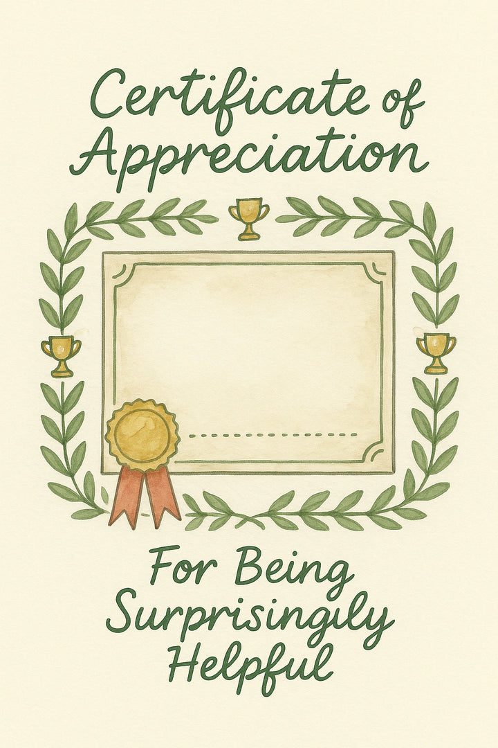 Thank You Personalised Card