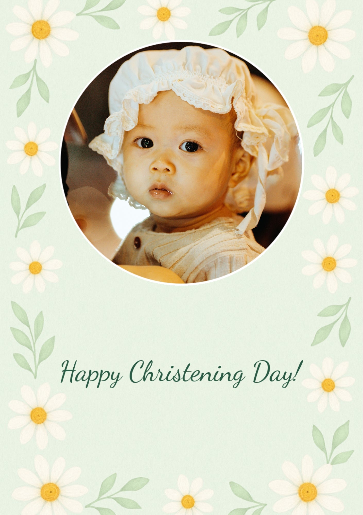 Christening - Personalised Card