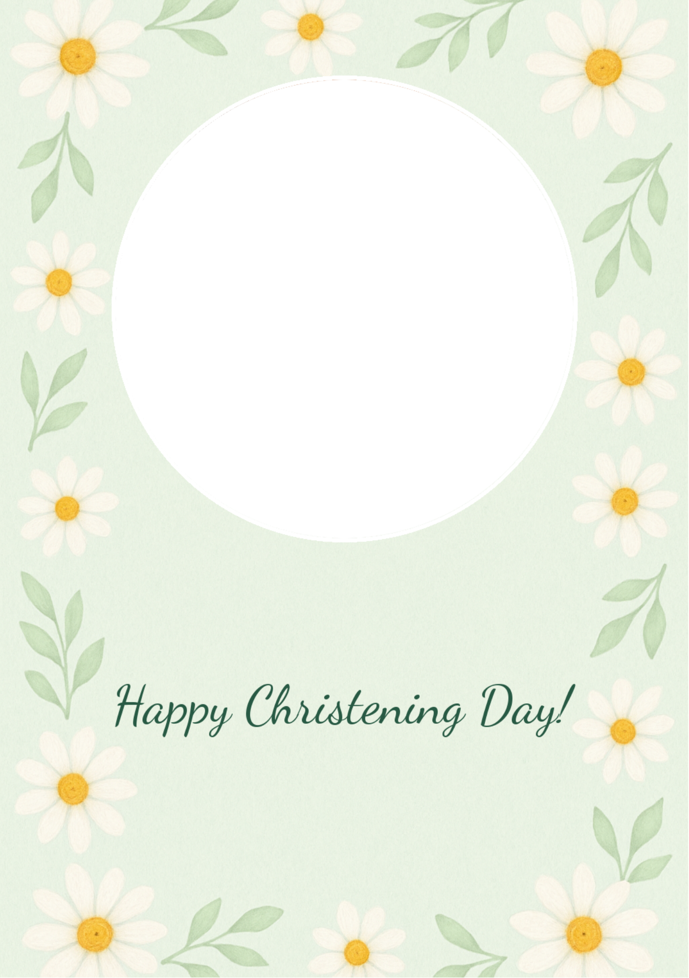 Christening - Personalised Card