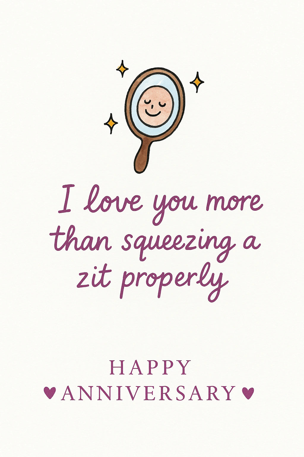 Anniversary Personalised Card