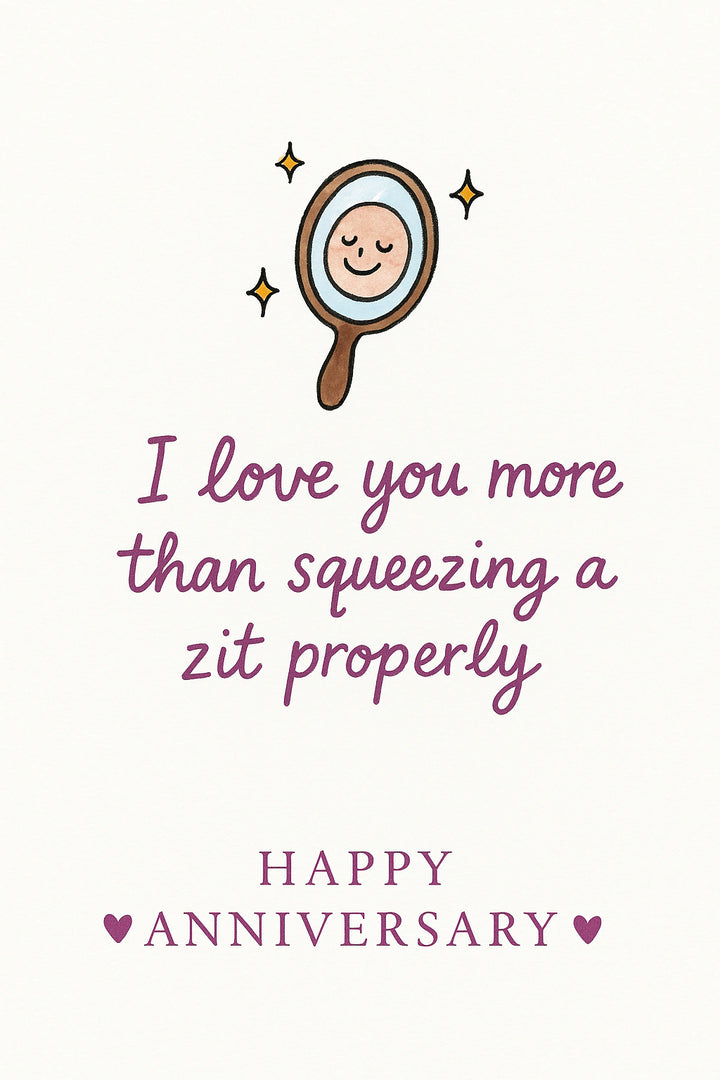 Anniversary Personalised Card