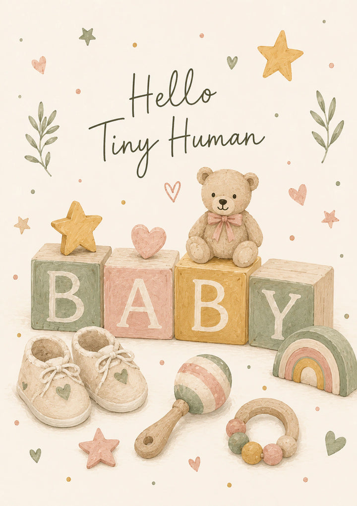New Baby - Personalised Card