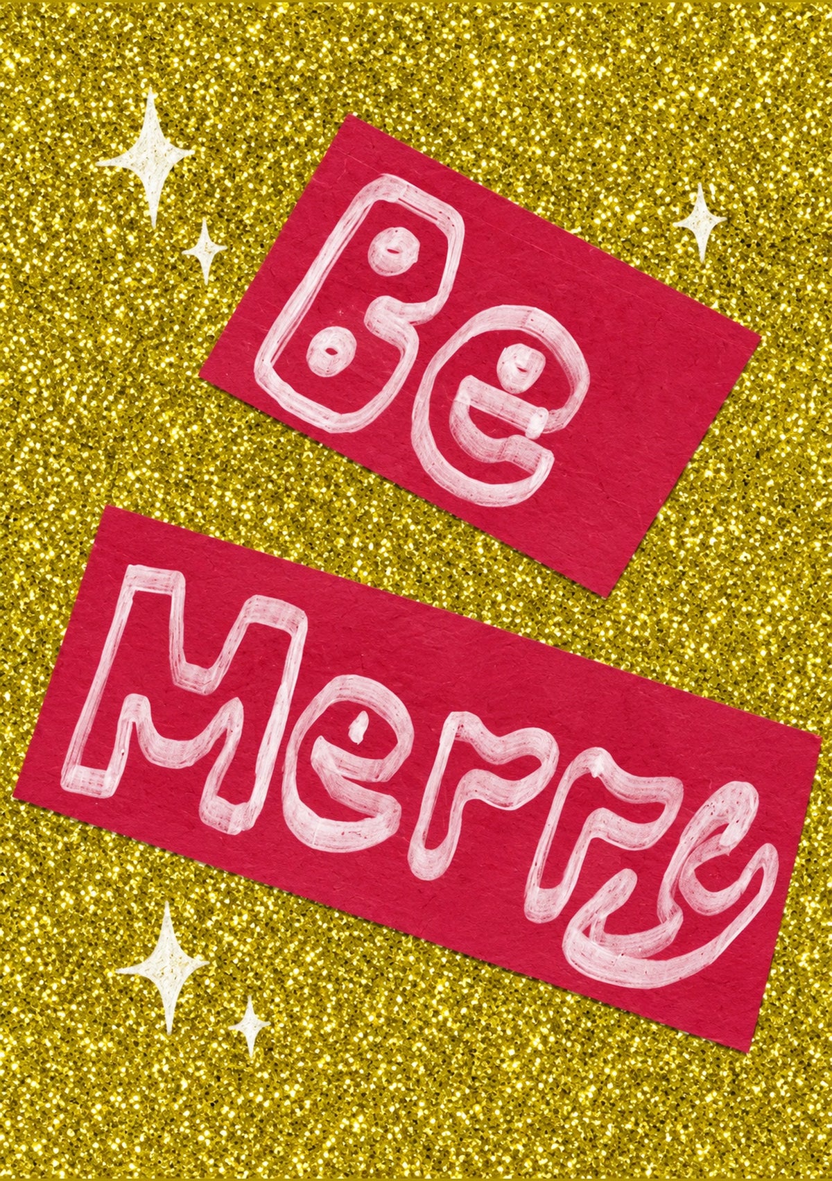 Christmas - Personalised Card — with punch holes