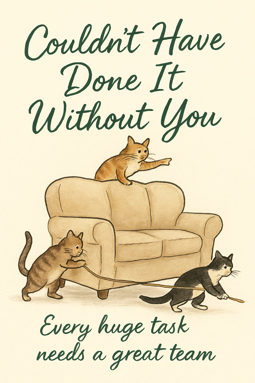 Thank You Personalised Card