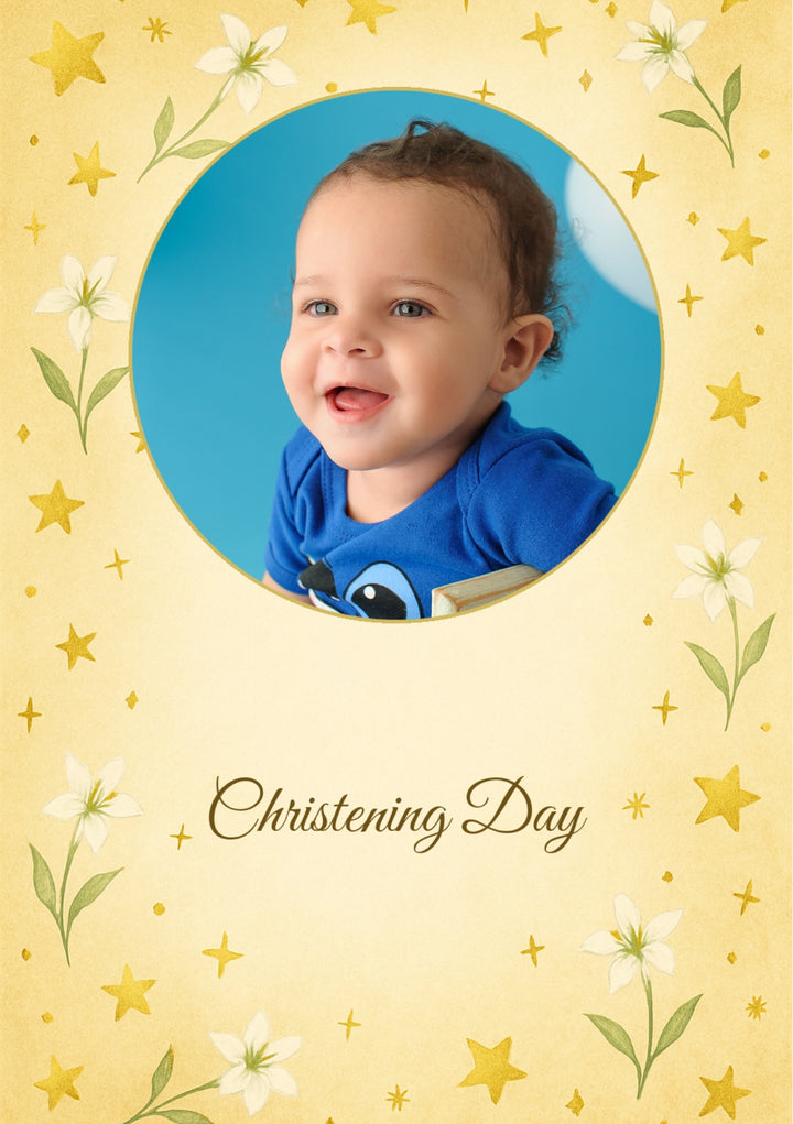 Christening - Personalised Card