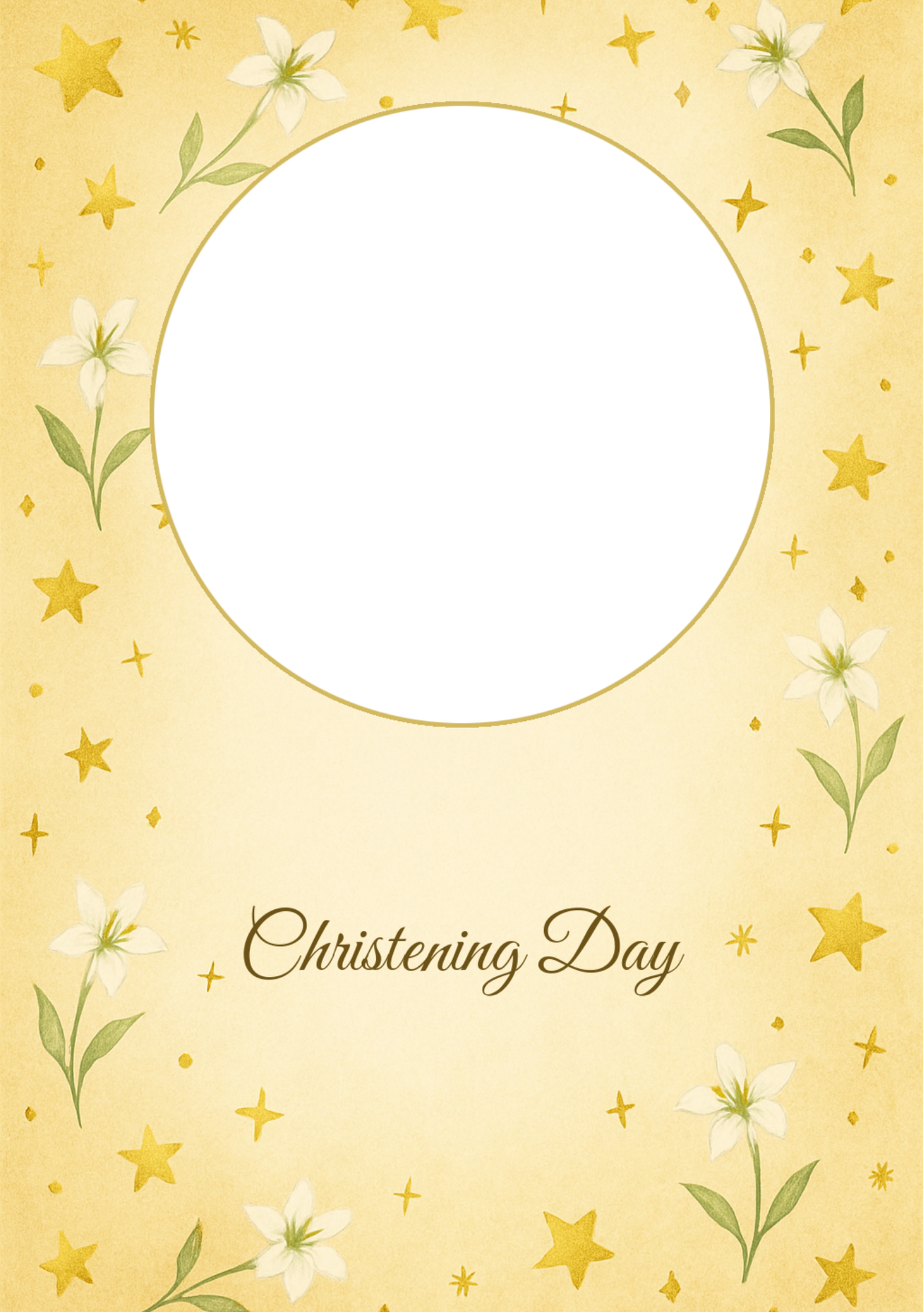 Christening - Personalised Card