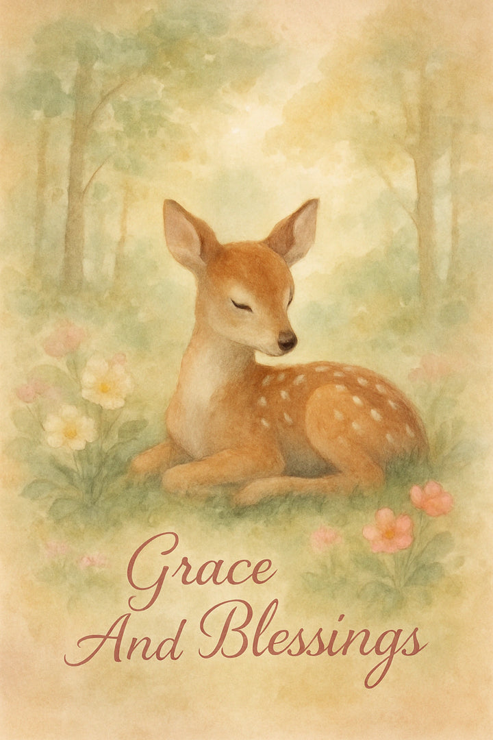 Christening Personalised Card