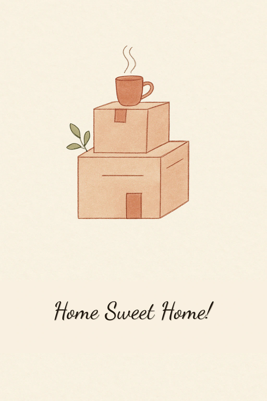 New home Personalised Card