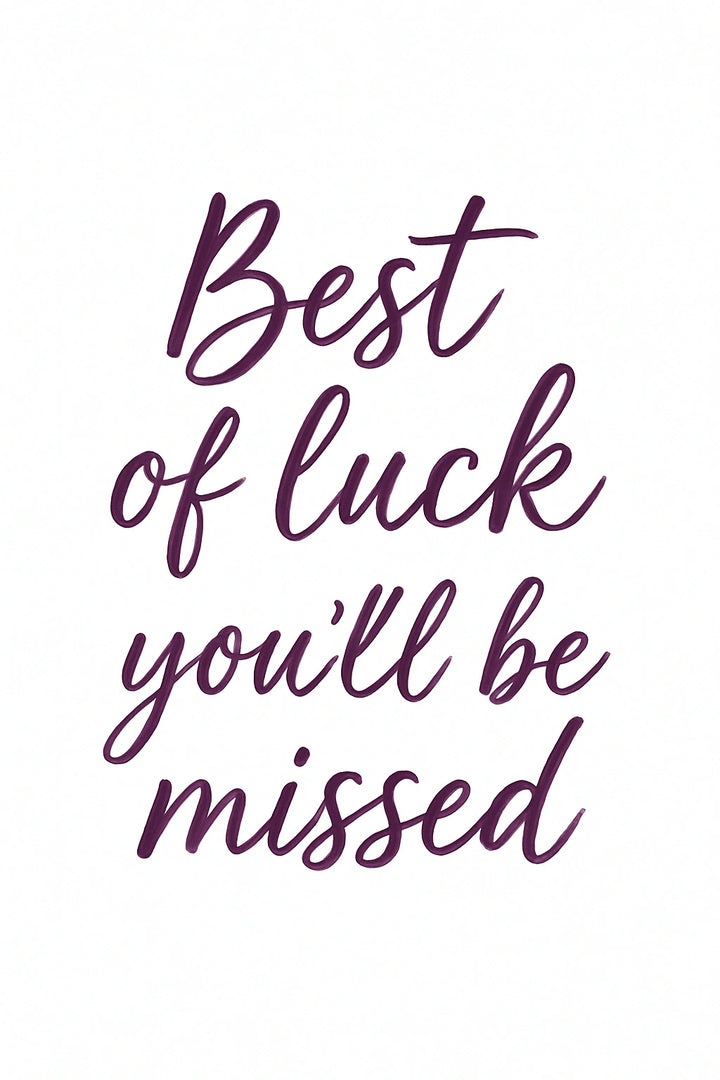 New job Personalised Card