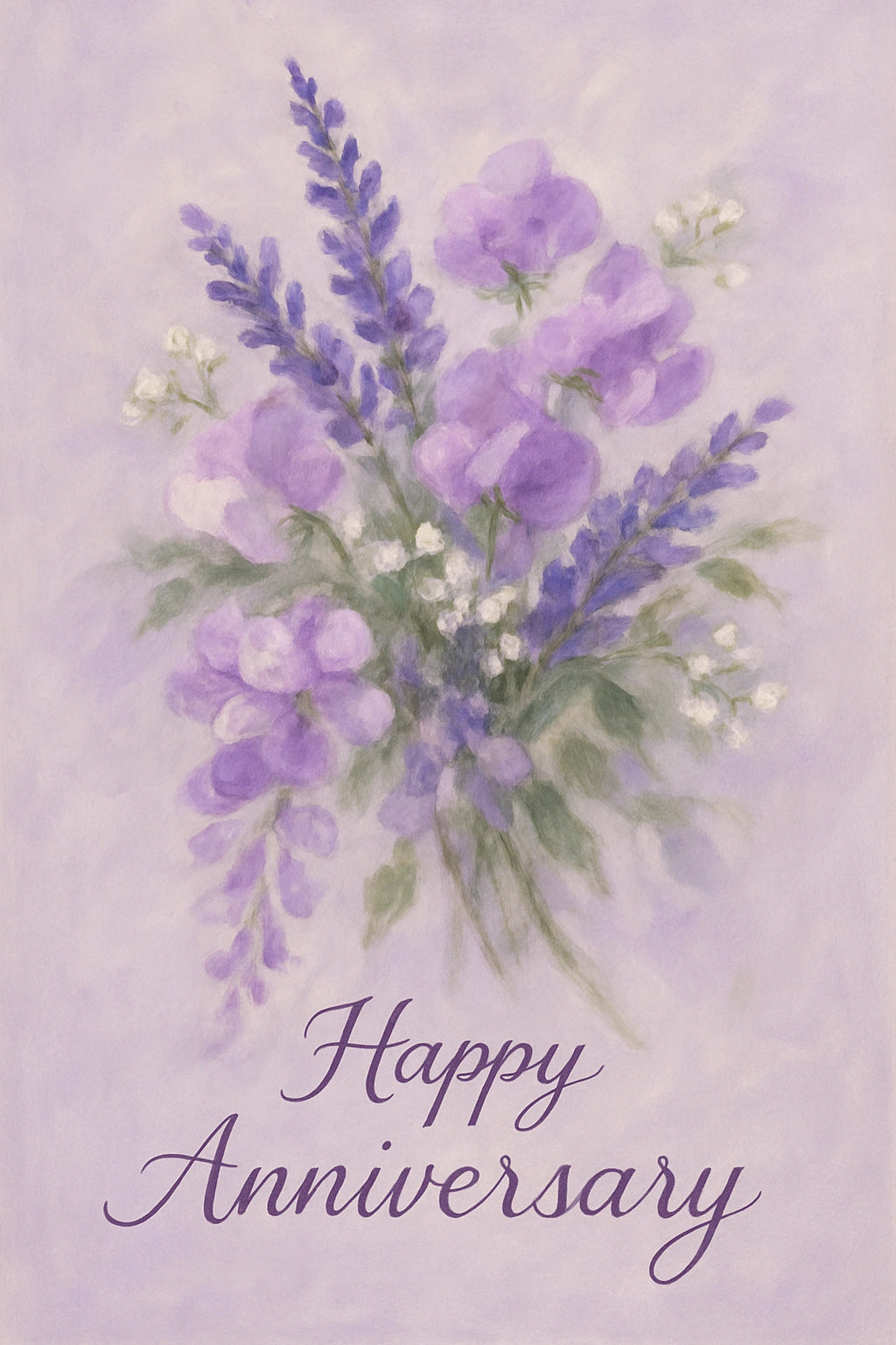 Anniversary Personalised Card