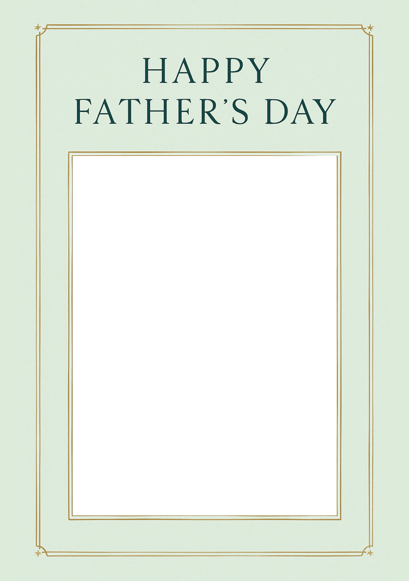 Father's Day - Personalised card