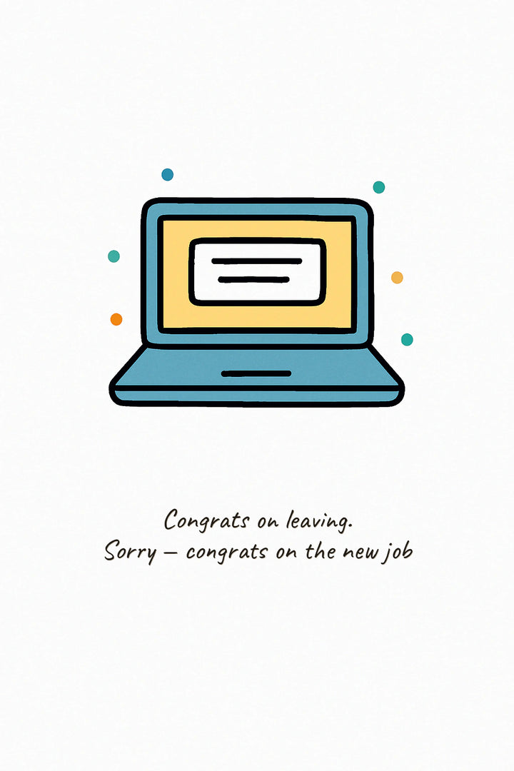 New job Personalised Card
