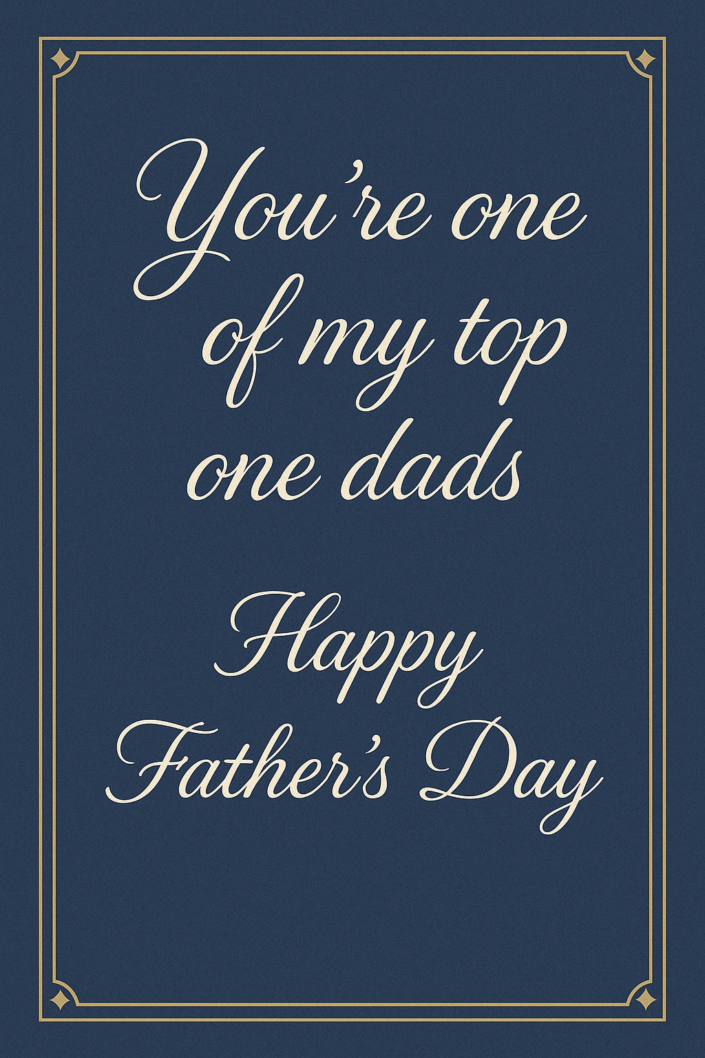 Father's Day - Personalised card