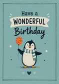 Load image into Gallery viewer, Birthdays - Personalised Card — with punch holes
