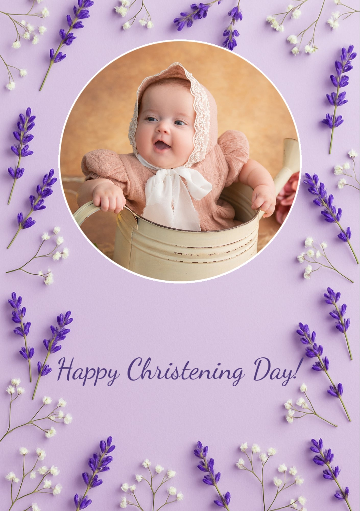 Christening - Personalised Card