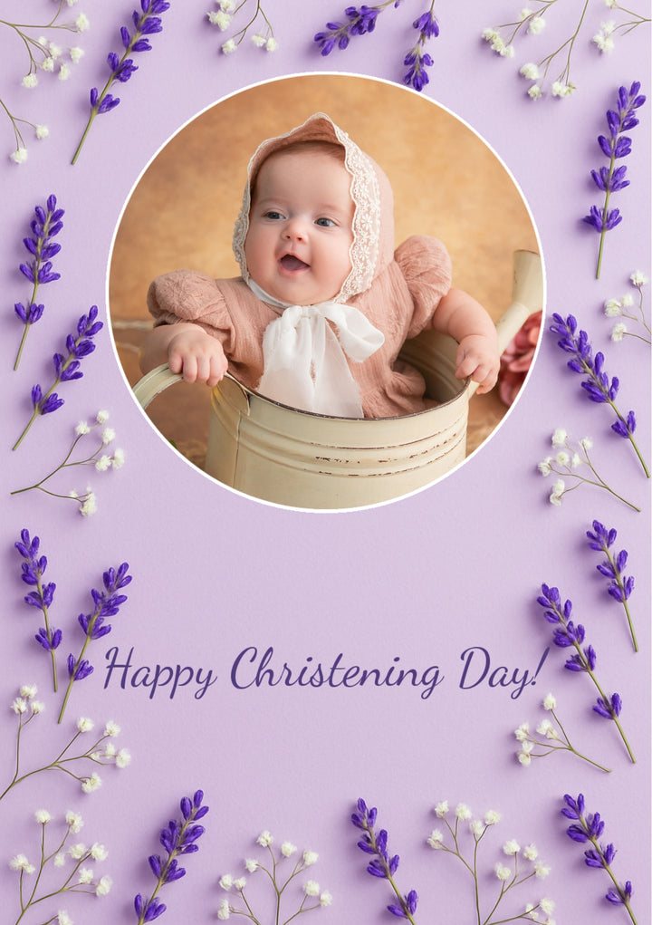 Christening - Personalised Card