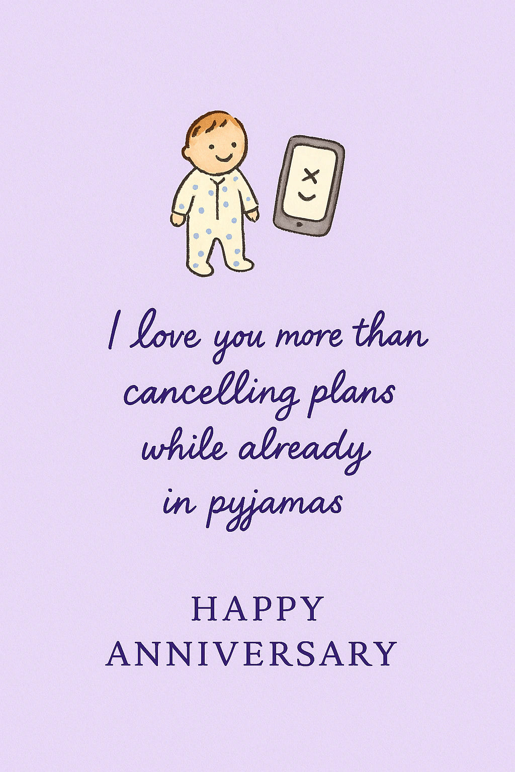 Anniversary Personalised Card