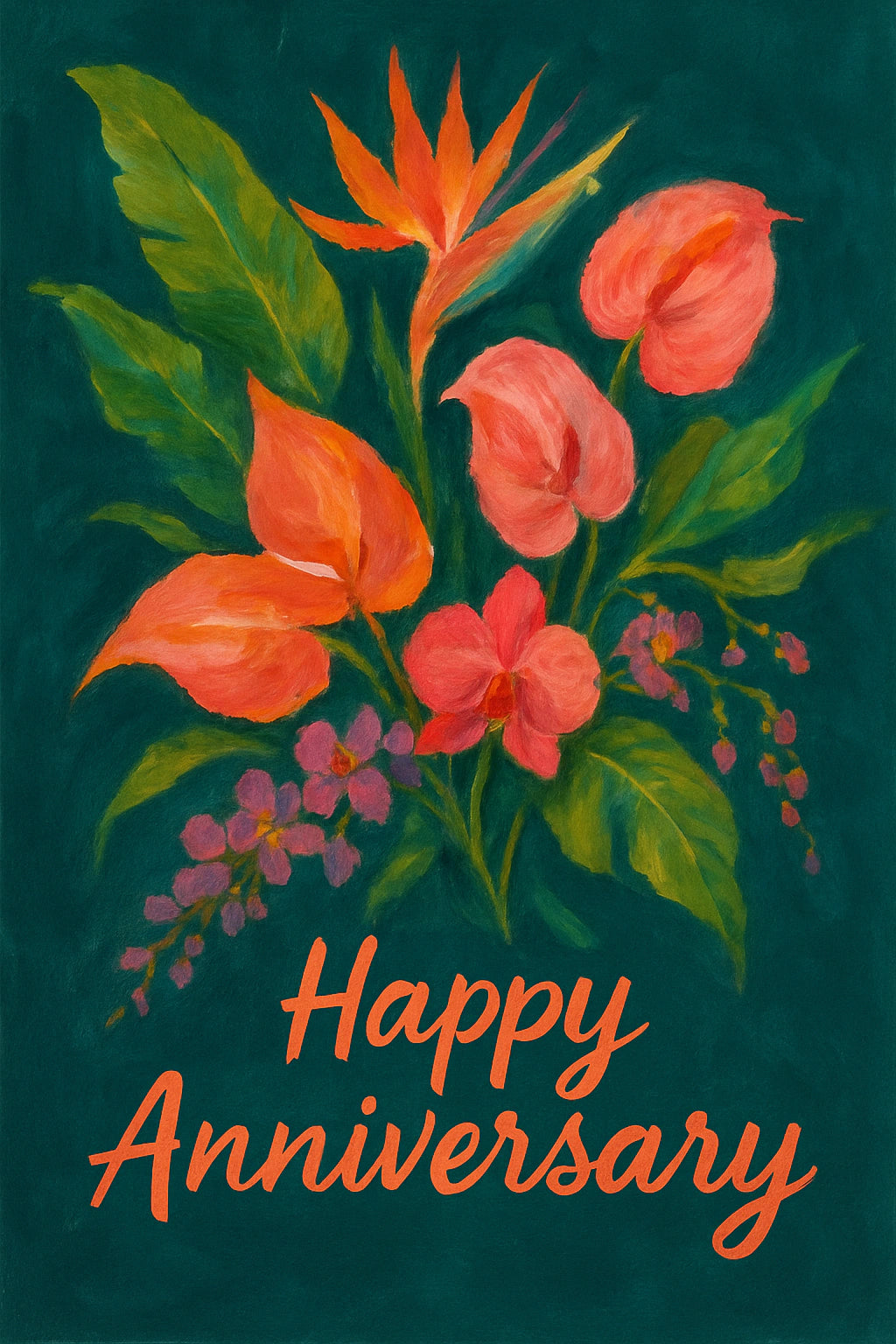 Anniversary Personalised Card