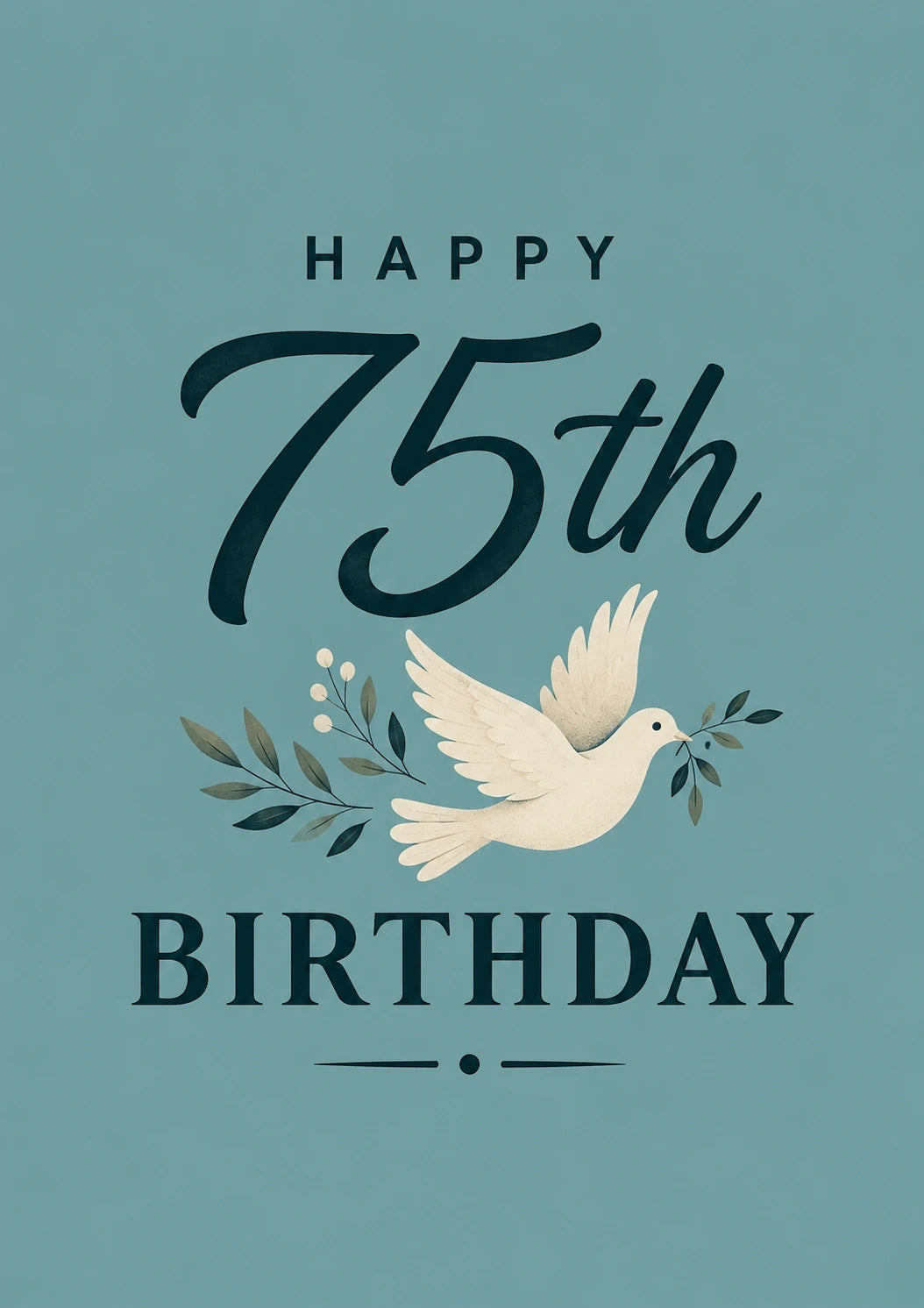 Birthdays - Personalised Card — with punch holes