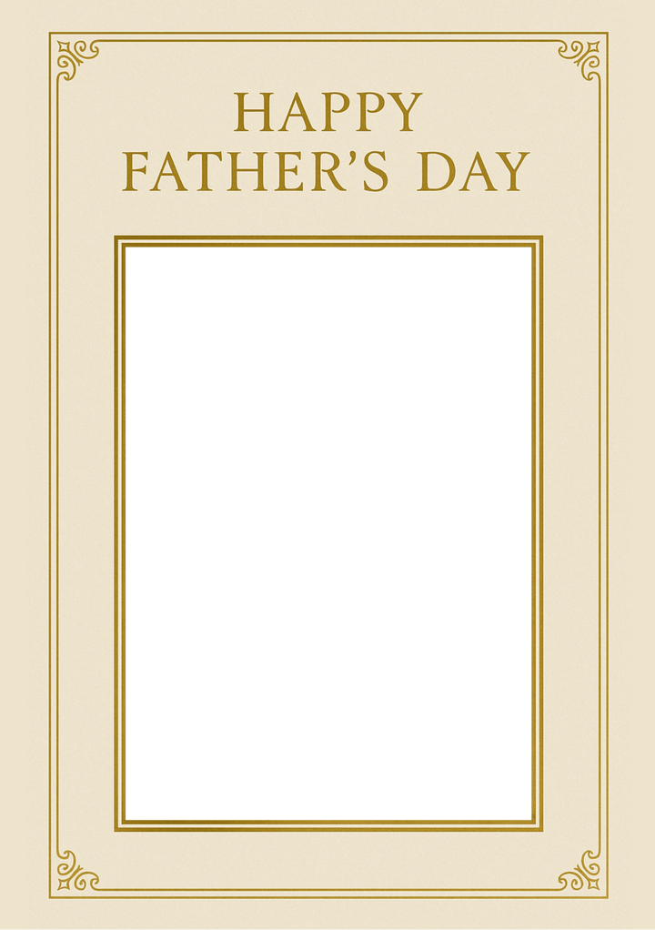 Dad and Daughter Hug Photo Upload Father's Day Card