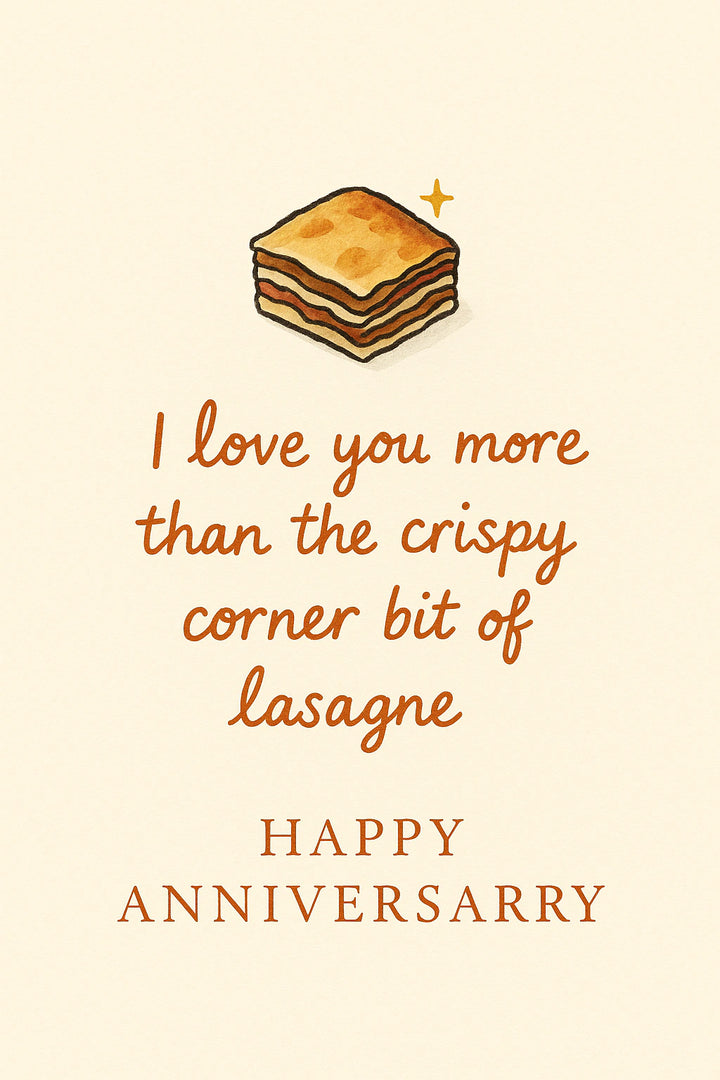 Anniversary Personalised Card