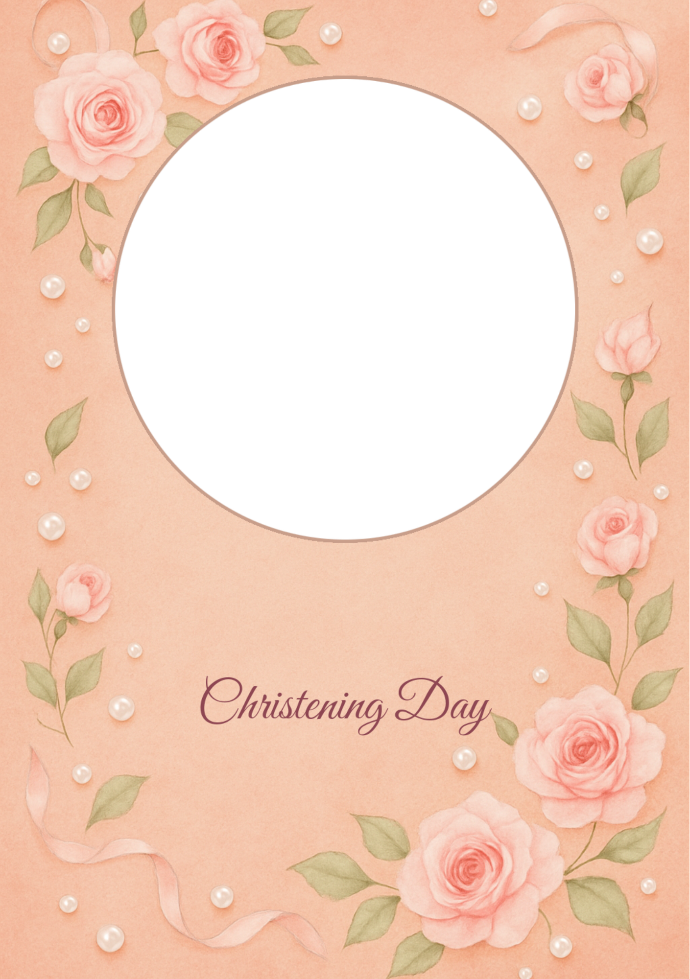 Christening - Personalised Card