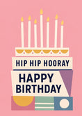 Load image into Gallery viewer, Birthdays - Personalised Card — with punch holes

