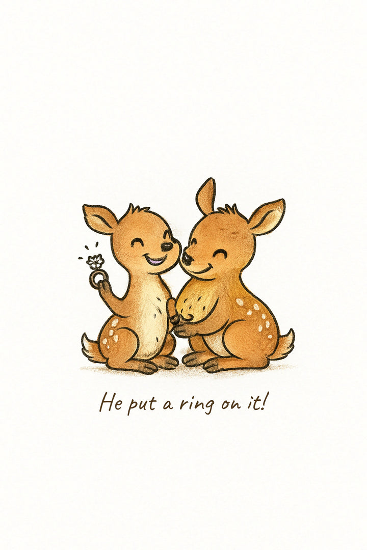 Engagement Personalised Card