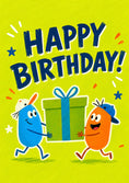 Load image into Gallery viewer, Cartoon Characters with Gift 11th Birthday Card for Him
