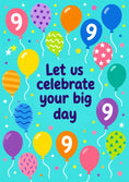 Load image into Gallery viewer, Birthdays - Personalised Card — with punch holes
