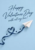 Load image into Gallery viewer, Valentine's day - Personalised Card — with punch holes

