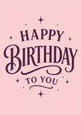 Load image into Gallery viewer, Birthdays - Personalised Card — with punch holes
