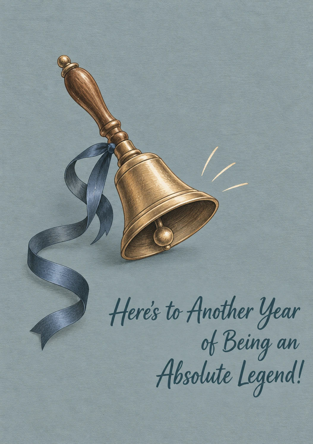 Funny Ringing Bell Legend Godfather Birthday Card