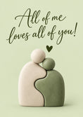 Load image into Gallery viewer, All of Me Loves All of You Valentine's Day Card for Partner
