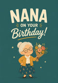 Load image into Gallery viewer, Birthdays - Personalised Card — with punch holes
