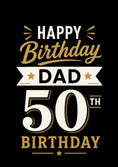 Load image into Gallery viewer, Birthdays - Personalised Card — with punch holes
