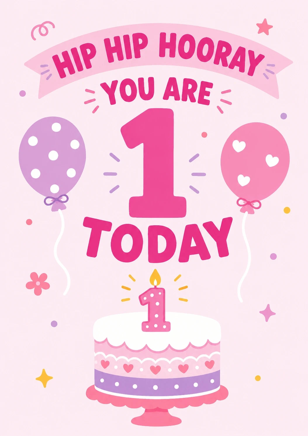 Birthdays - Personalised Card — with punch holes