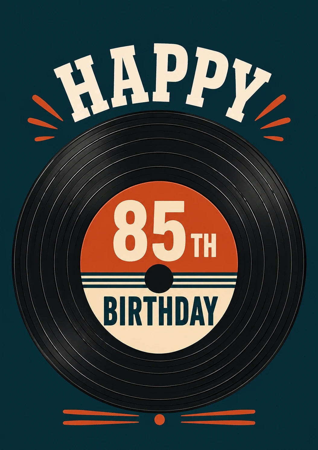 Birthdays - Personalised Card — with punch holes