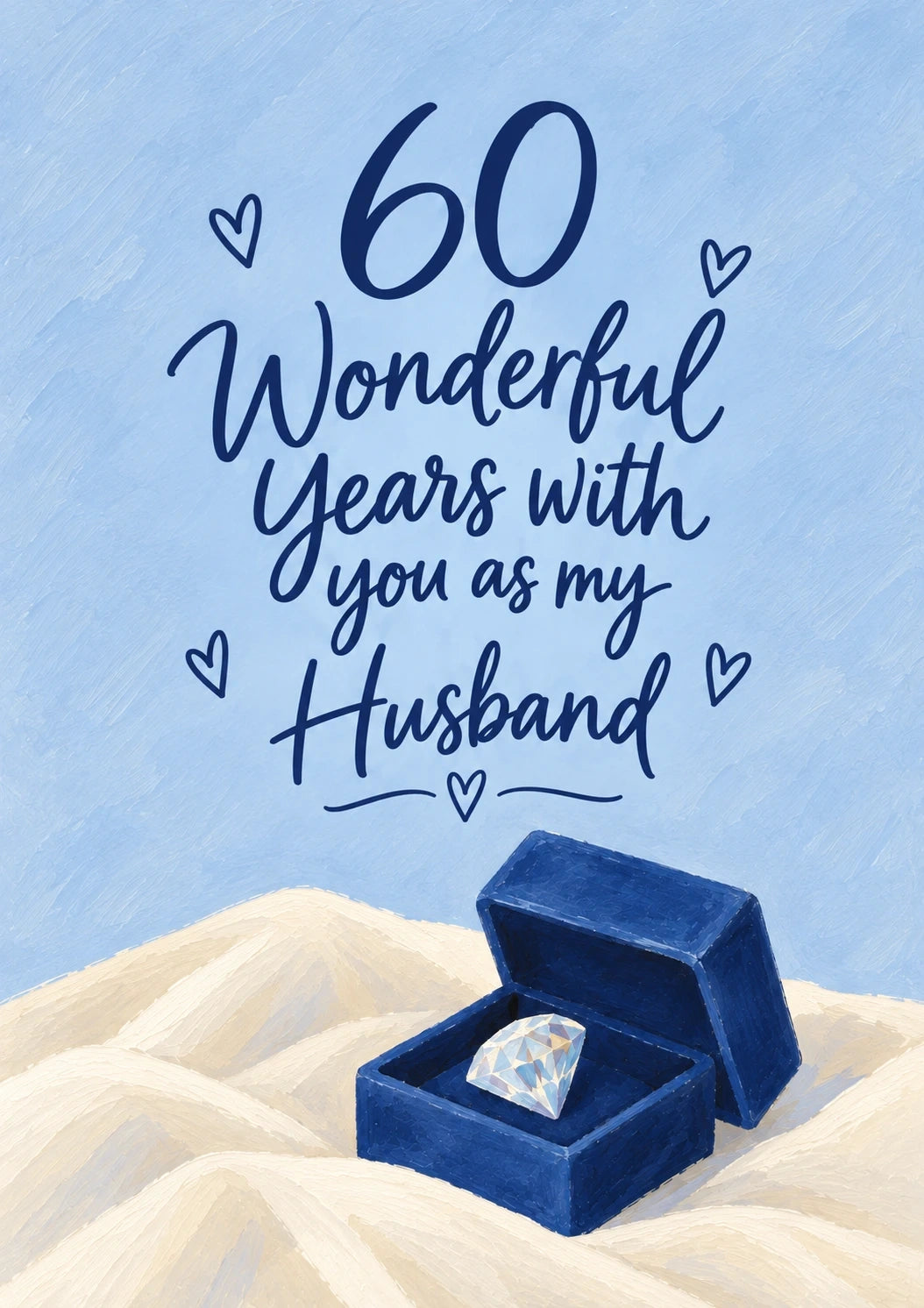 Anniversary - Personalised Card — with punch holes