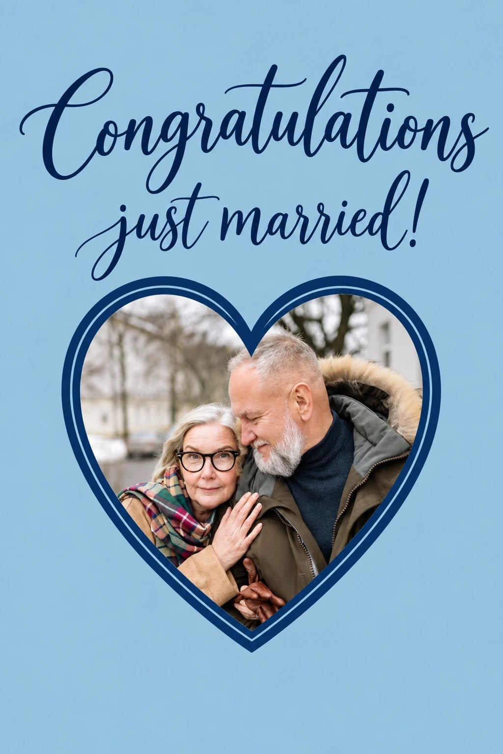Weddings - Personalised Card — with punch holes
