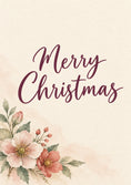 Load image into Gallery viewer, Christmas - Personalised Card — with punch holes
