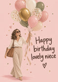 Load image into Gallery viewer, Birthdays - Personalised Card — with punch holes
