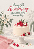 Load image into Gallery viewer, Anniversary - Personalised Card — with punch holes

