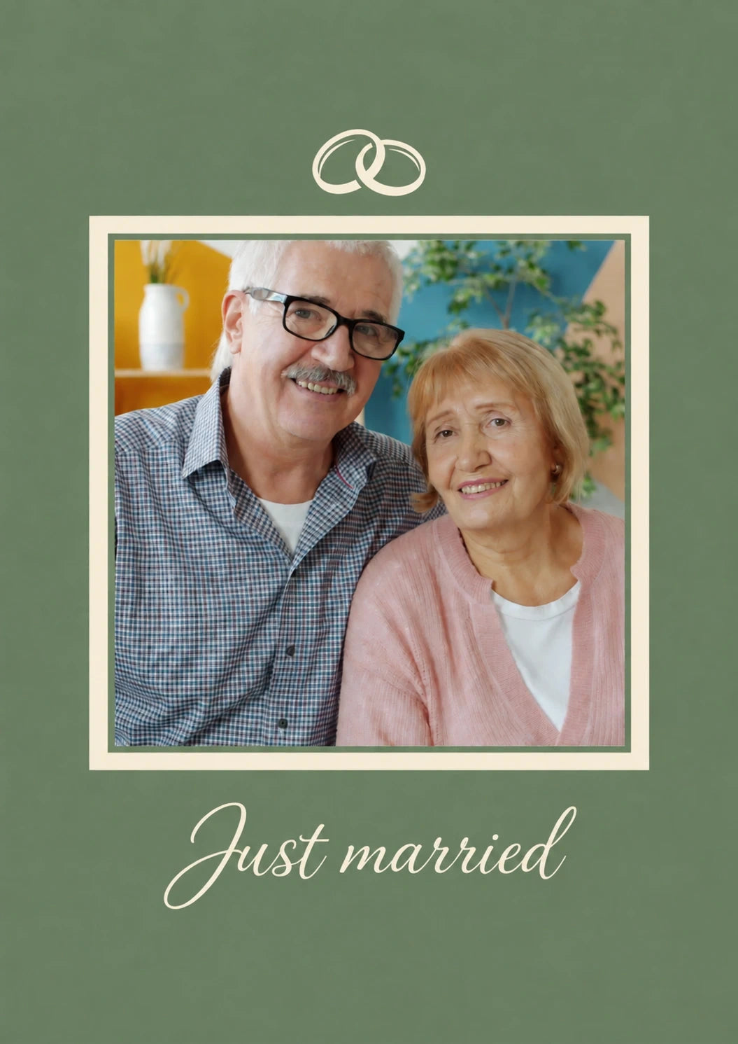 Weddings - Personalised Card — with punch holes