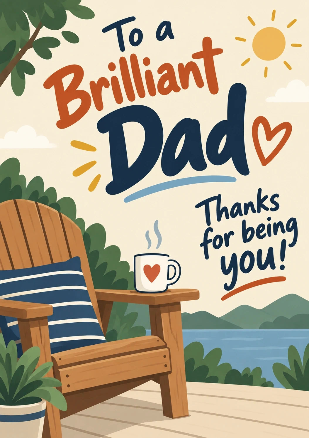 Anniversary - Personalised Card — with punch holes