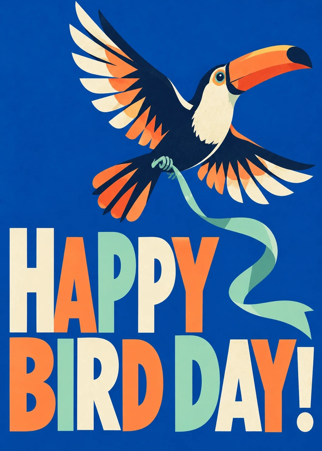 Birthdays - Personalised Card — with punch holes