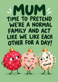 Load image into Gallery viewer, Christmas - Personalised Card — with punch holes

