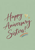 Load image into Gallery viewer, Anniversary - Personalised Card — with punch holes
