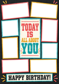 Load image into Gallery viewer, Birthdays - Personalised Card — with punch holes

